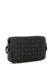 Guess Kyrie Logo Top-Zip Crossbody - Black image 1