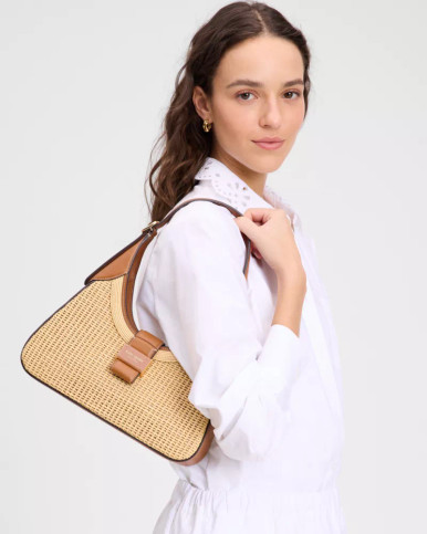KATE SPADE Nouveau Straw Small Shoulder Bag image 1