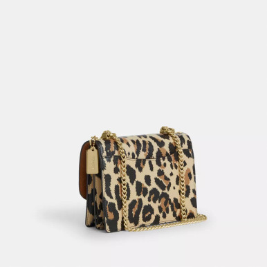COACH Klare Crossbody Bag With Leopard Print And Signature Canvas image 2