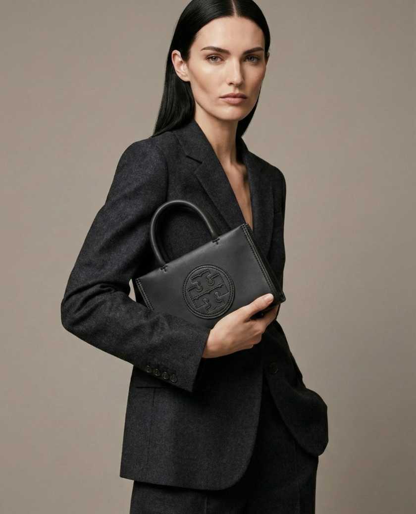 TORY BURCH Mini Ella Bio Tote - Black image 0