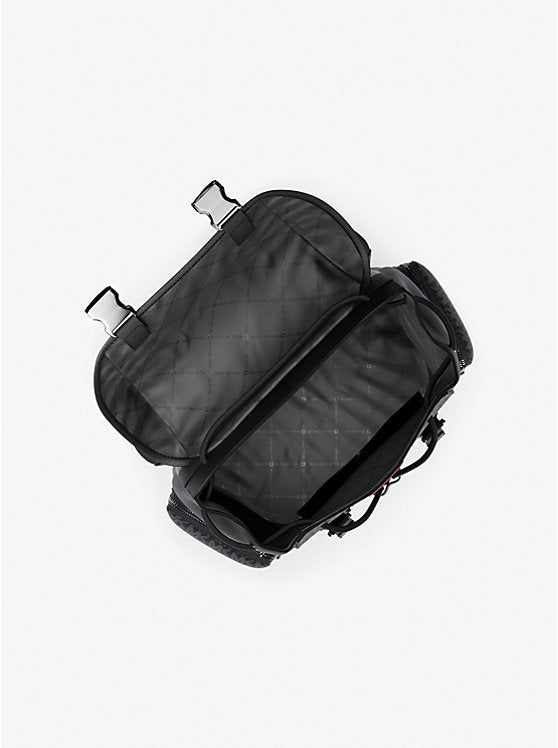 MICHAEL KORS Cooper Medium Striped Signature Logo City Backpack image 2