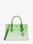 MICHAEL KORS Sheila Medium Ombré Signature Logo Satchel image 1
