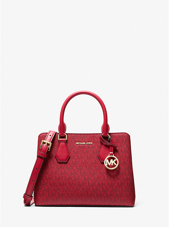 MICHAEL KORS Camille Small Signature Logo Satchel image 0