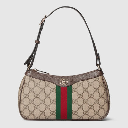 GUCCI Ophidia Small Shoulder Bag - Brown image 1