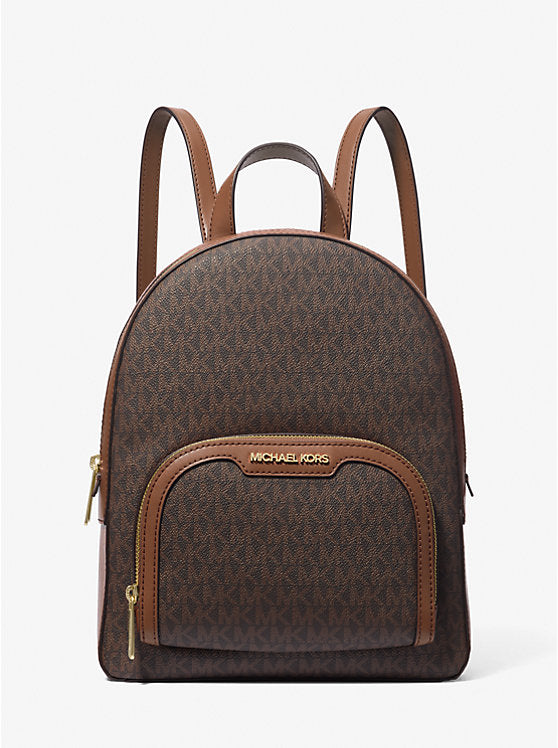 MICHAEL KORS Jaycee Medium Logo Backpack - Brown image 0