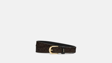 COACH Classic Belt In Signature Canvas image 0
