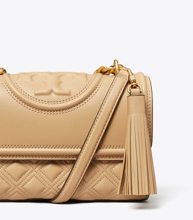 TORY BURCH Small Fleming  Convertible Shoulder Bag- Desert Dune image 3