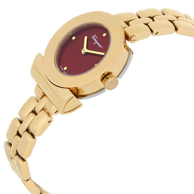 SALVATORE FERRAGAMO Gancino Quartz Red Dial Ladies Watch Item No. SFPD02424 image 0