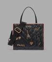 KARL LAGERFELD Maybelle Satchel With Pins And Contrast Trim image 0