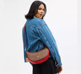 COACH Aria Shoulder Bag In Signature Canvas - Gold/Tan/Carnation (Arriving In Delhi) image 3