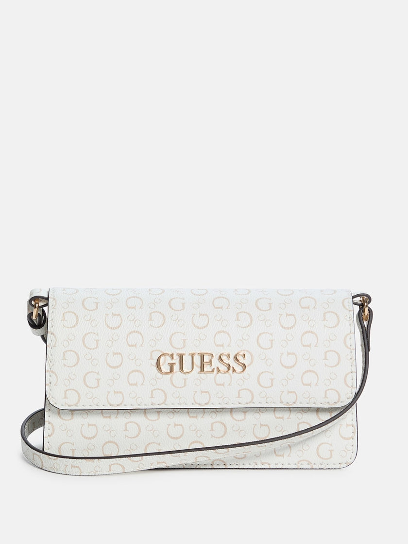 Guess Eldoria Logo Mini Crossbody - White image 0