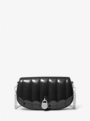 MICHAEL KORS Mila Small Patent Convertible Crossbody Bag image 4