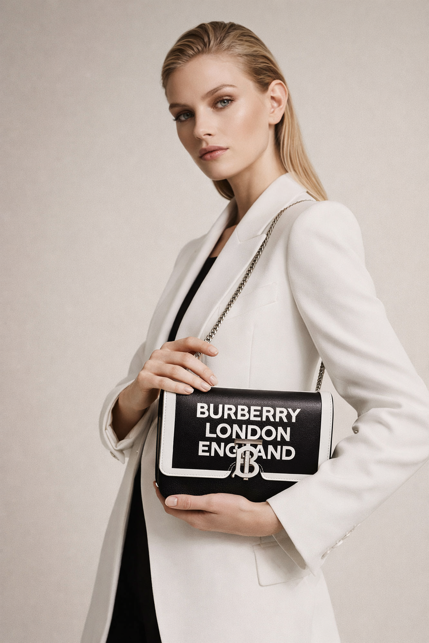 BURBERRY TB Monogram Crossbody Bag image 0