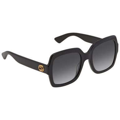 GUCCI Grey Square Ladies Sunglasses  GG0036SN 001 54 image 0