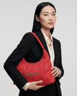 KARL LAGERFELD Voyage Med Tote Nylon - Crimson image 1