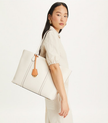 TORY BURCH Perry Triple-compartment Tote Bag - New Ivory image 1