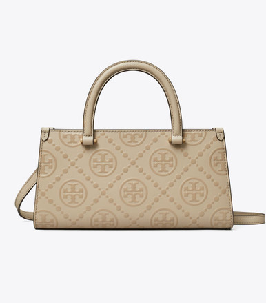 TORY BURCH T Monogram Embossed East-west Tote - Fresh Clay image 4