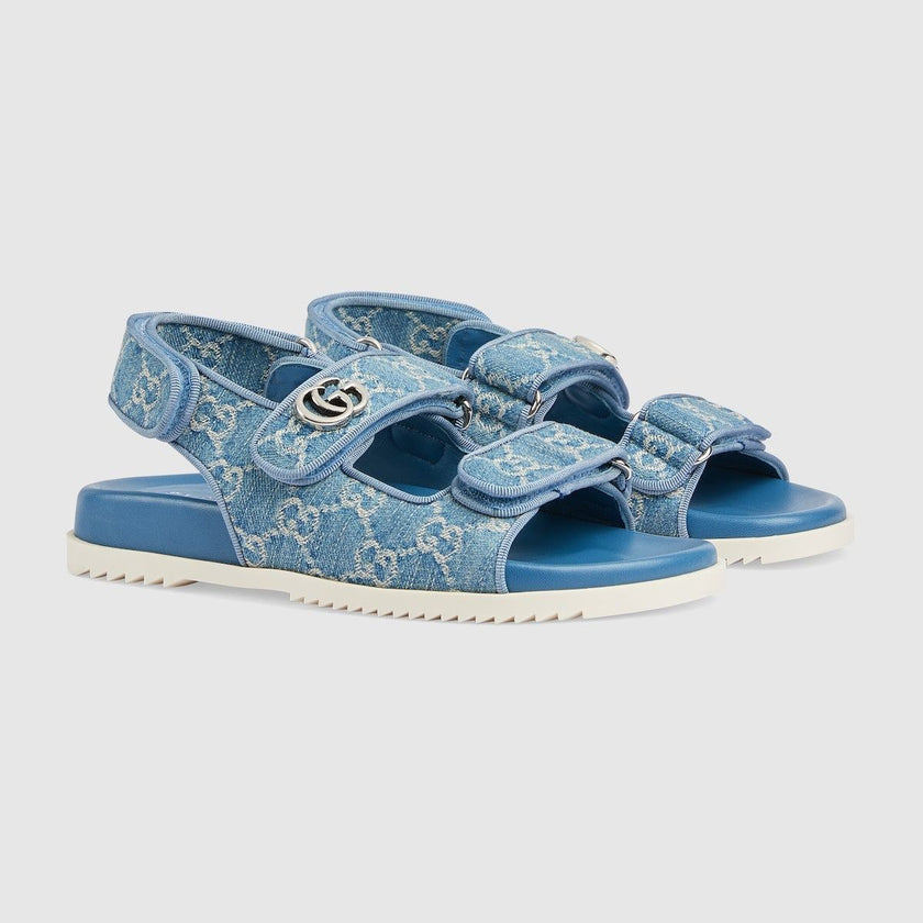GUCCI Logo-plaque sandals image 0