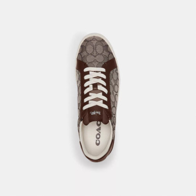 COACH Clip Low Top Sneaker In Signature Jacquard image 0