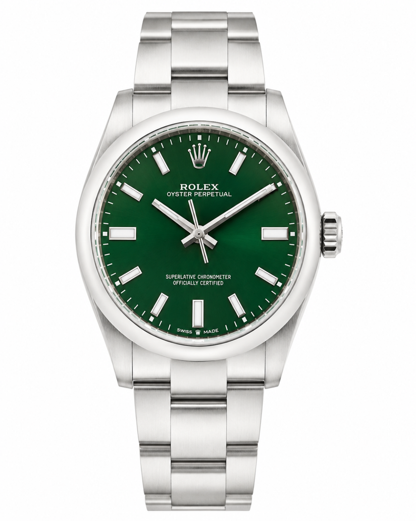 [Brand New] ROLEX Oyster Perpetual Green Dial 31MM