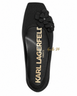 KARL LAGERFELD ZUNDRO MESH FLORAL BALLET FLAT