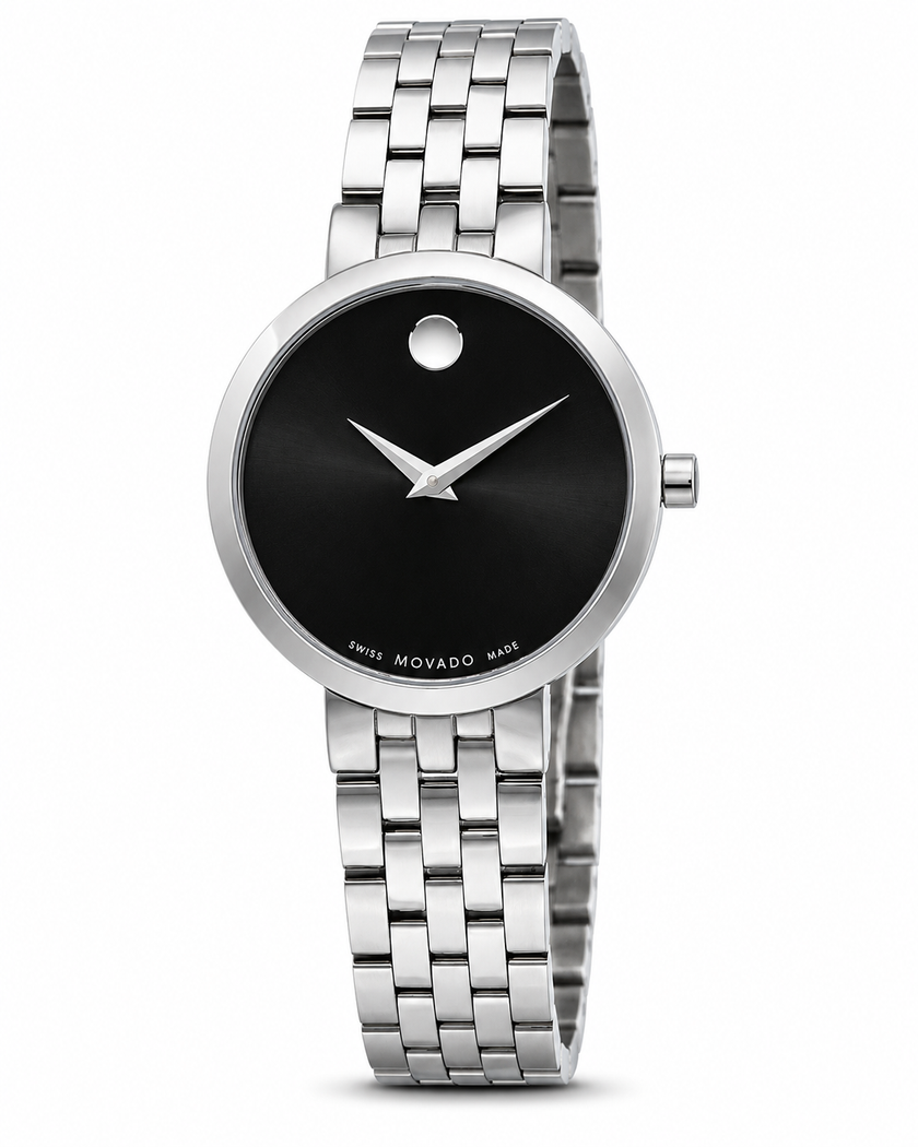 Movado Museum Classic Quartz Black Dial Ladies Watch