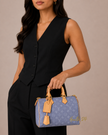 LOUIS VUITTON Monogram Leather Speedy P9