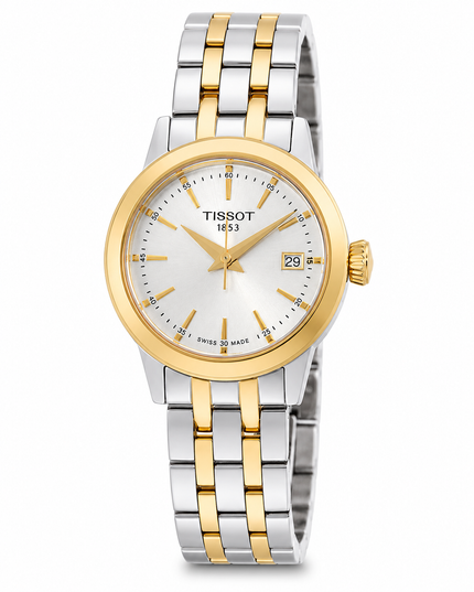TISSOT Classic Dream Quartz Silver Dial Two-Tone Ladies Watch
