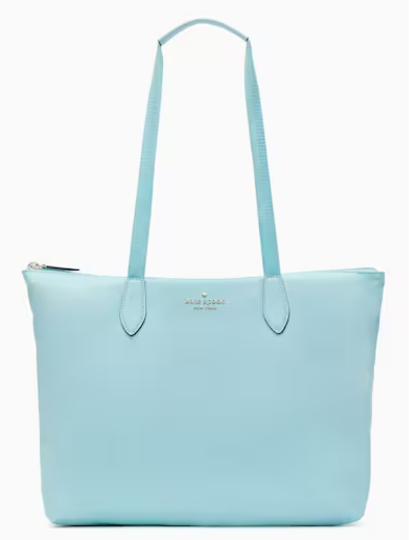Kate Spade Mel Packable Tote - Aqua Pool image