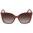 Ferragamo  Salvatore Brown Gradient Square Ladies Sunglasses image 2