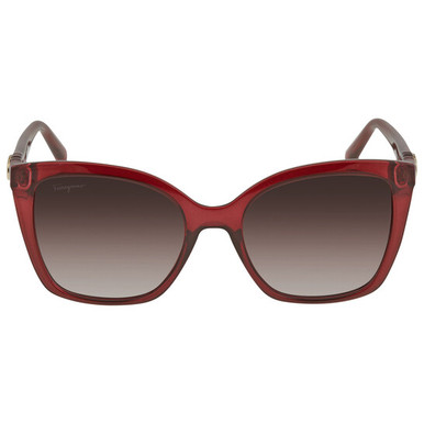 Ferragamo  Salvatore Brown Gradient Square Ladies Sunglasses image 2