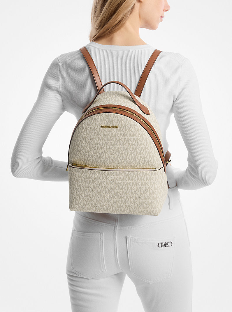 [AT DELHI] MICHAEL KORS Sheila Medium Logo Backpack - Vanilla image 1
