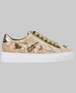 KARL LAGERFELD Cate Pins Lace Up Sneaker - Gold image 2