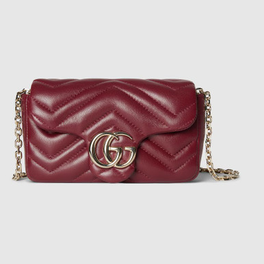 GUCCI GG Marmont Mini Shoulder Bag - Rosso image 2