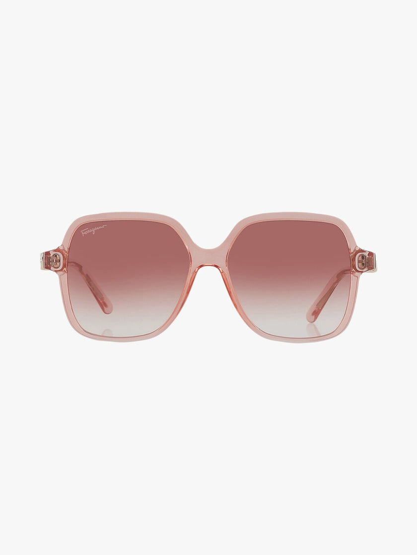 SALVATORE FERRAGAMO Salvatore Coral Square Ladies Sunglasses (Arriving In Delhi) image 0