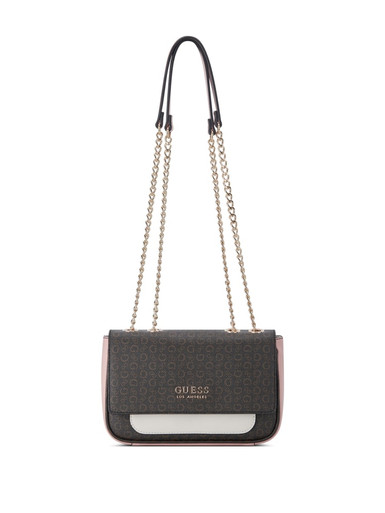 GUESS Gelber Mini Foldover Crossbody image 3