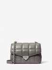 MICHAEL KORS  SoHo Small Quilted Leather Shoulder Bag-Grey image 2