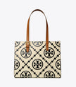 [AT DELHI] TORY BURCH Small T Monogram Contrast Embossed Tote image 2