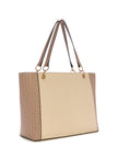 Guess Zakaria Debossed Logo Tote - Neutral image 2