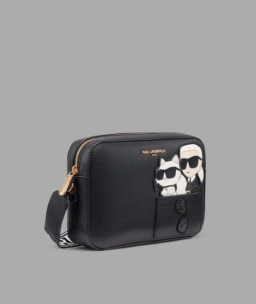 KARL LAGERFELD Maybelle Sunglass Duo Crossbody - Black image 2