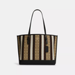COACH Mollie Tote Bag In Signature Jacquard With Stripes image 3