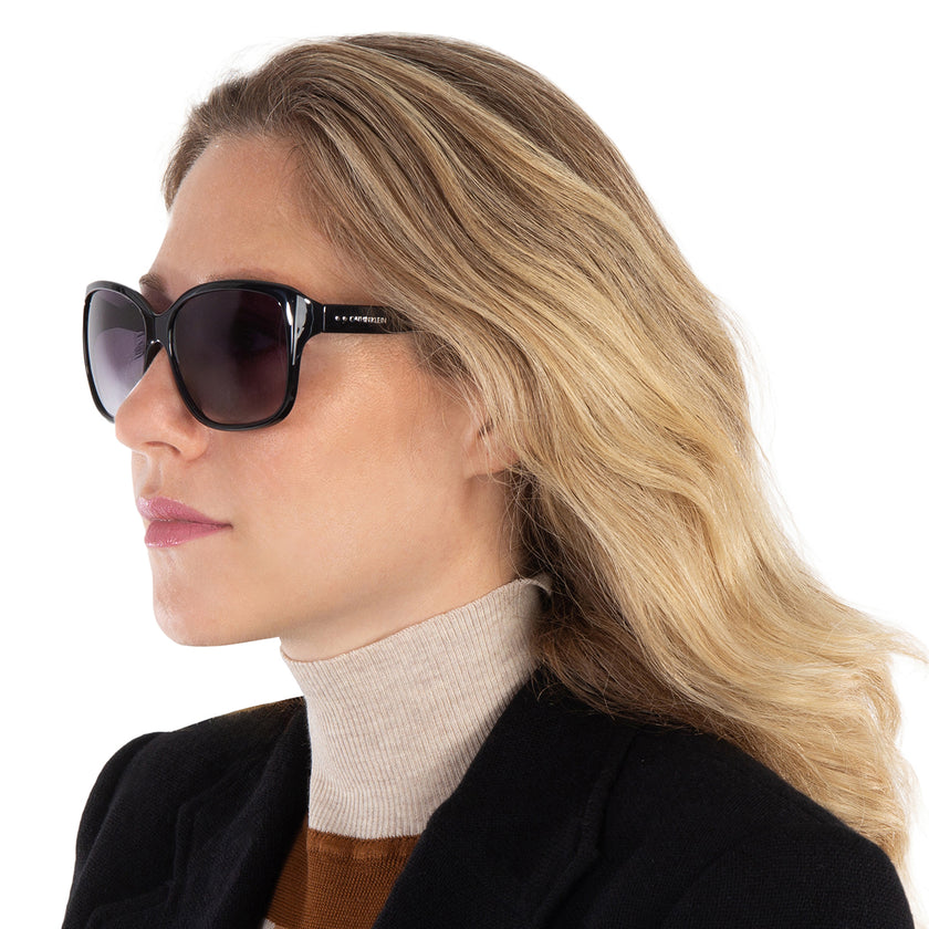 [AT DELHI] CALVIN KLEIN Grey Gradient Square Ladies Sunglasses image 2