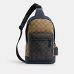 COACH West Pack In Colorblock With Signature Canvas image 3