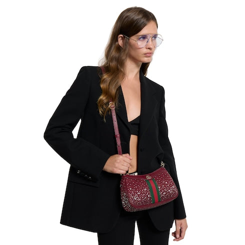 GUCCI Ophidia Small Shoulder Bag With Crystals image 3