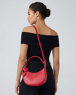 KATE SPADE Nova Braided Strap Shoulder Bag - Cherry Rouge image 0