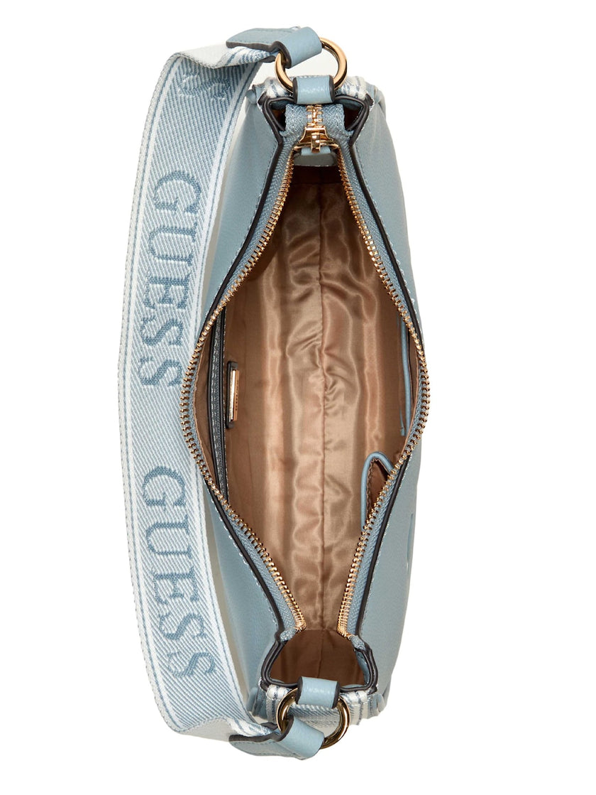 GUESS Rosse Shoulder Bag - Blue image 3