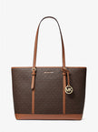MICHAEL KORS  Jet Set Travel Large Logo Tote Bag - Brown (Arriving In Delhi) image 0