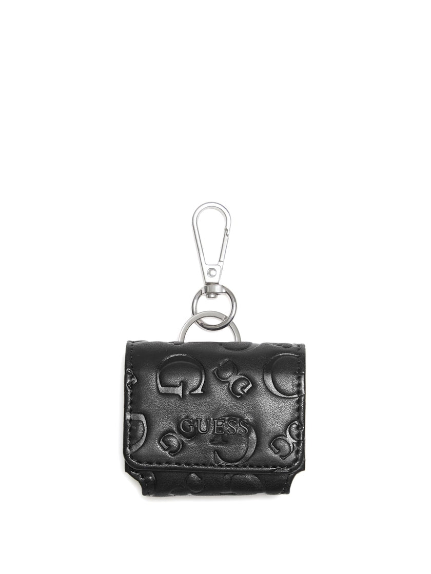 Guess Debossed Wallet & Airpod Case Gift Set - Black image 4