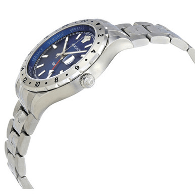 VERSACE Hellenyium GMT Blue Dial Men's Watch V1101 0015 image 1