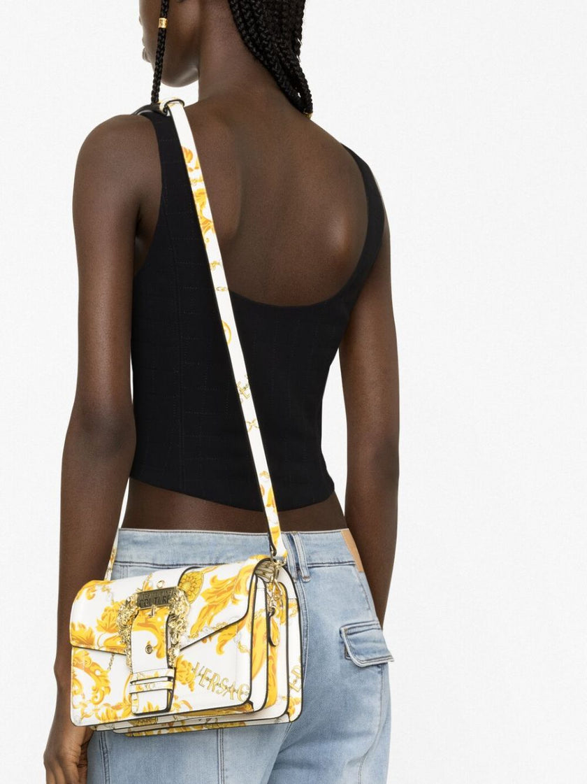 Versace Jeans Couture baroque-print satchel bag (Arriving In Delhi) image 5